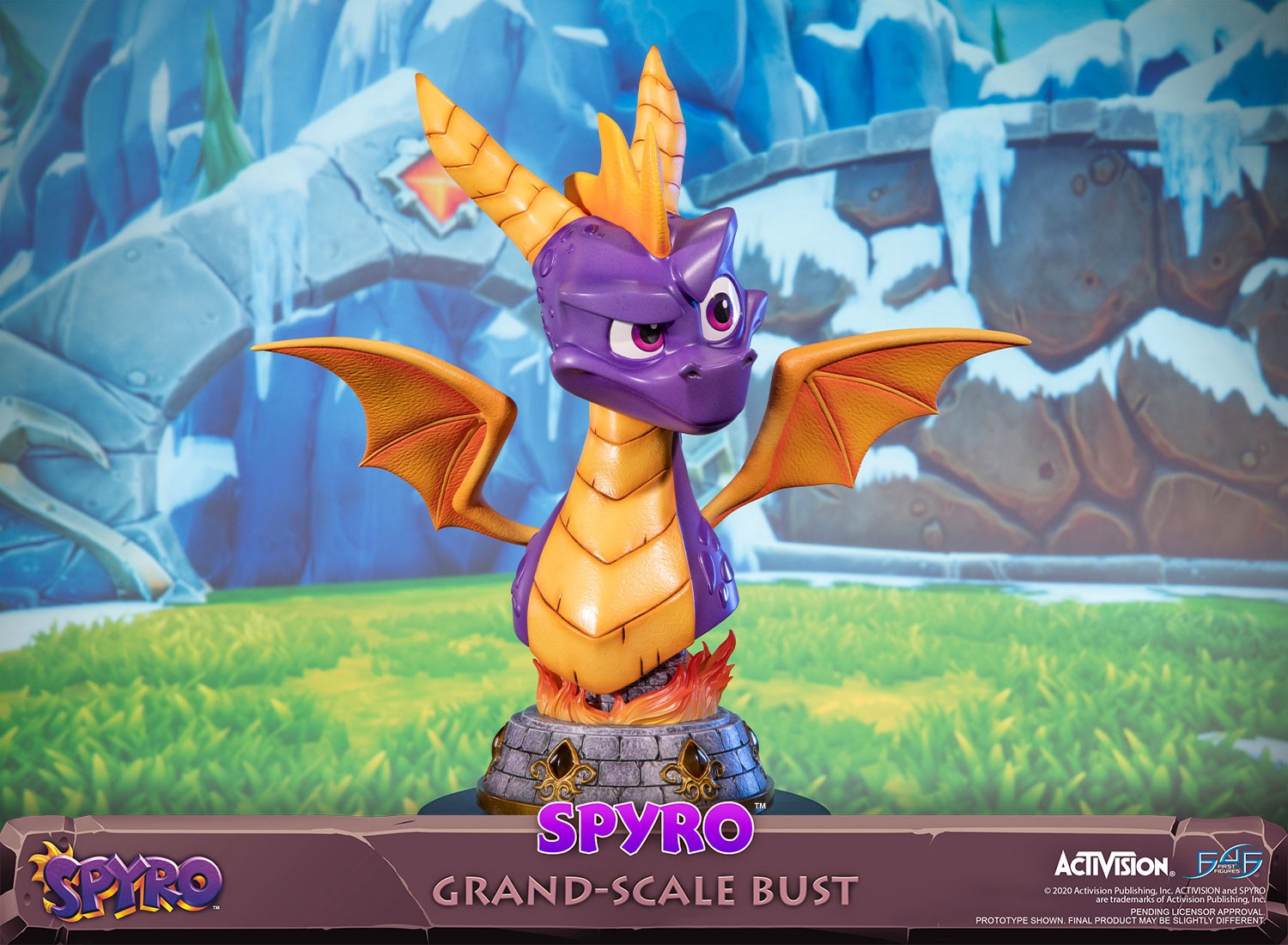 First4Figures Spyro The Dragon Lifesize Collectible Grand-Scale Bust Statue