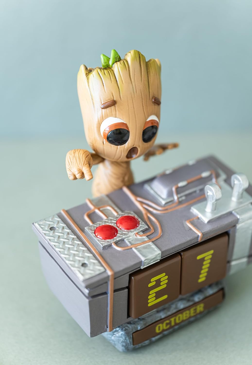 Marvel's Guardians of the Galaxy - Baby Groot Themed Perpetual Desk Calendar for Office and Home Decoration