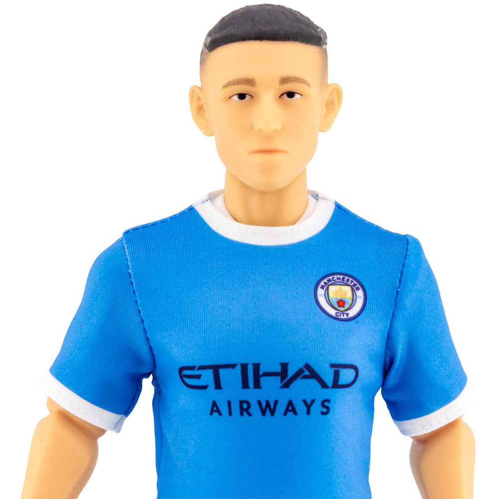 High - Quality Manchester City FC Phil Foden Collectible Action Figure for Football Fans