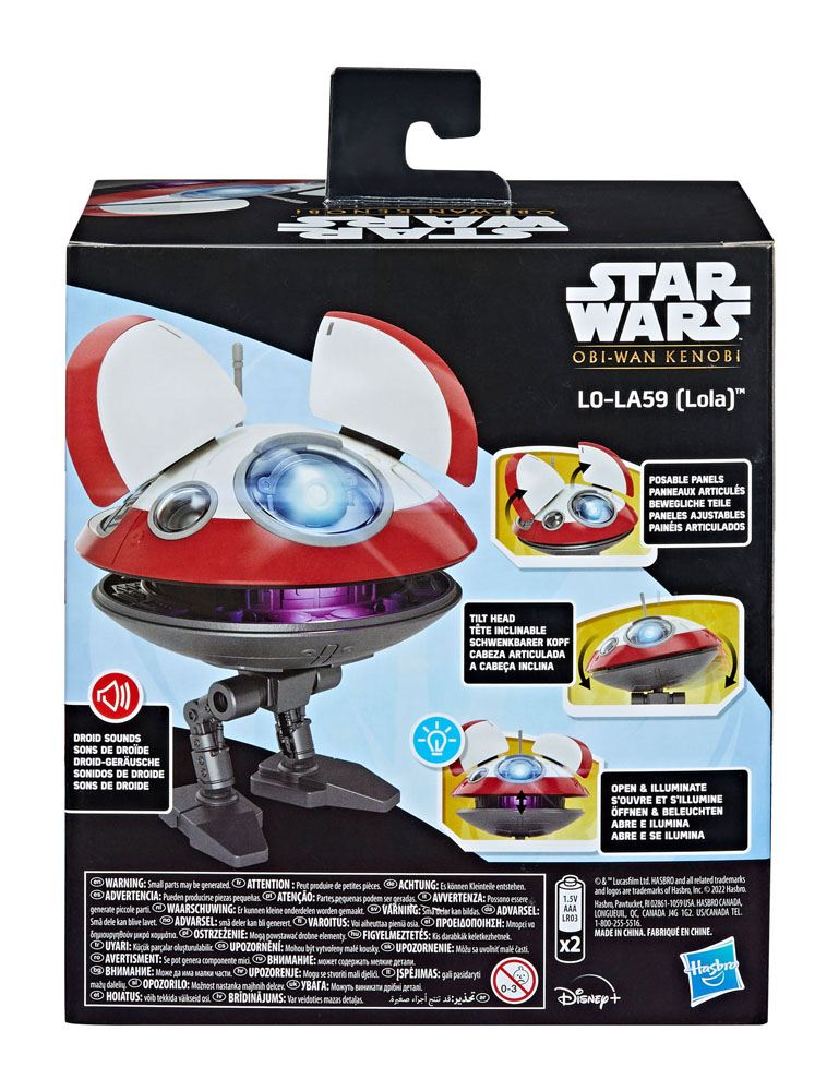 Hasbro 13 cm Star Wars Obi - Wan Kenobi Inspired Electronic Droid Figure LO - LA59 (Lola)
