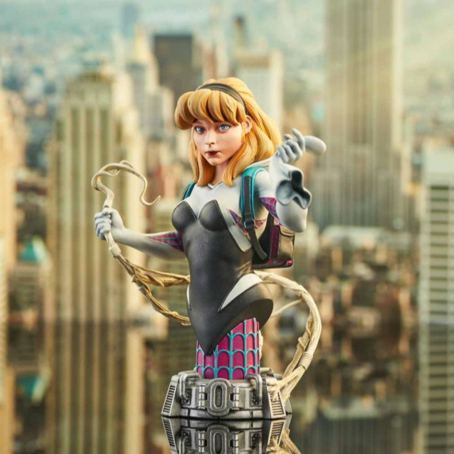 Limited Edition 1/7 Scale Collectible Bust of Marvel Comics' Ghost Spider
