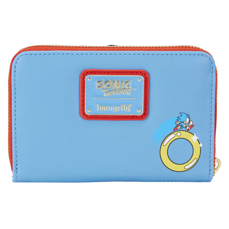 Loungefly Sonic the Hedgehog Cosplay-themed Zip Around Plush Wallet for Fans