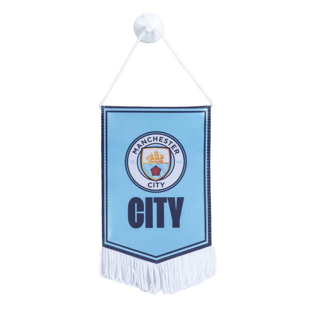 Mini Decorative Manchester City Football Club Pennant for Display