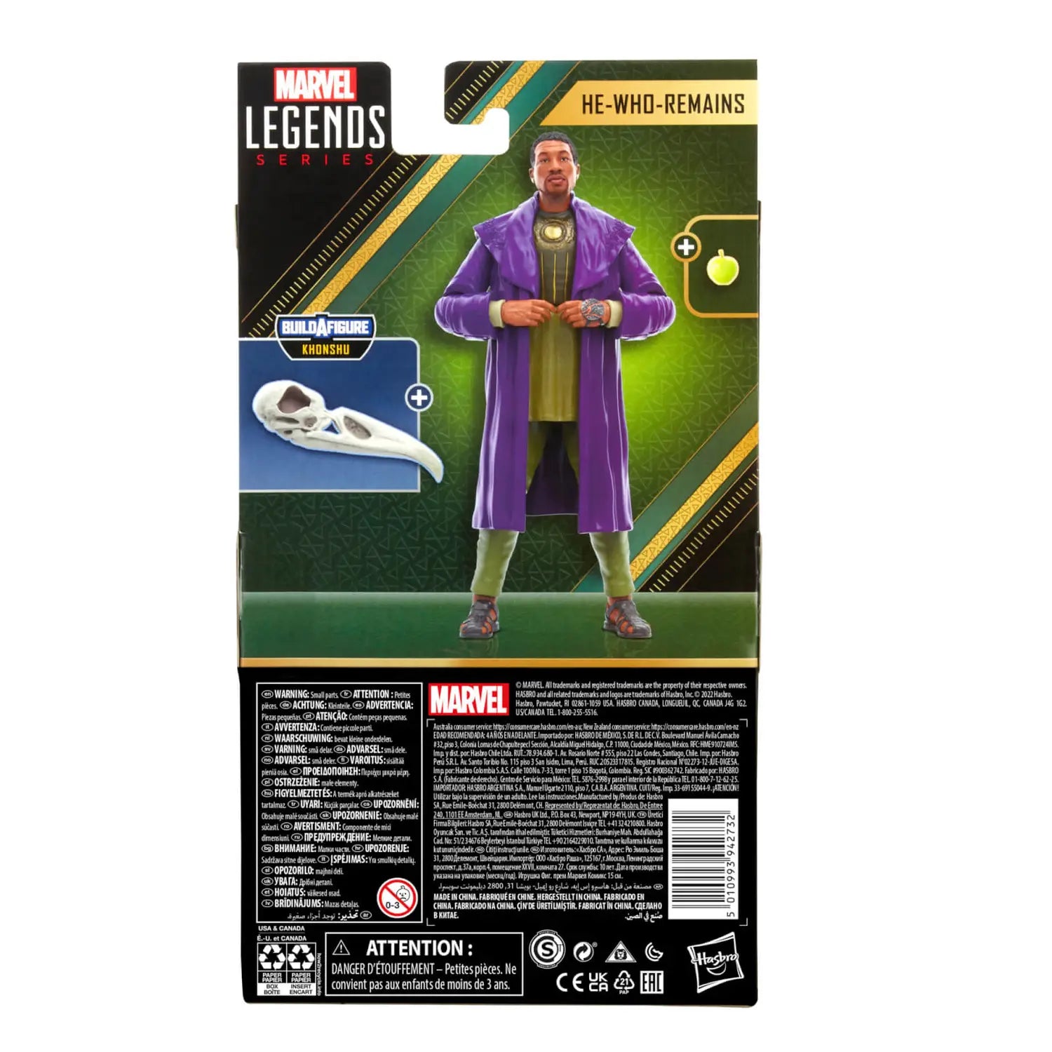 Hasbro 6-Inch Marvel Legends Series He-Who-Remains Action Figure with Khonshu BAF