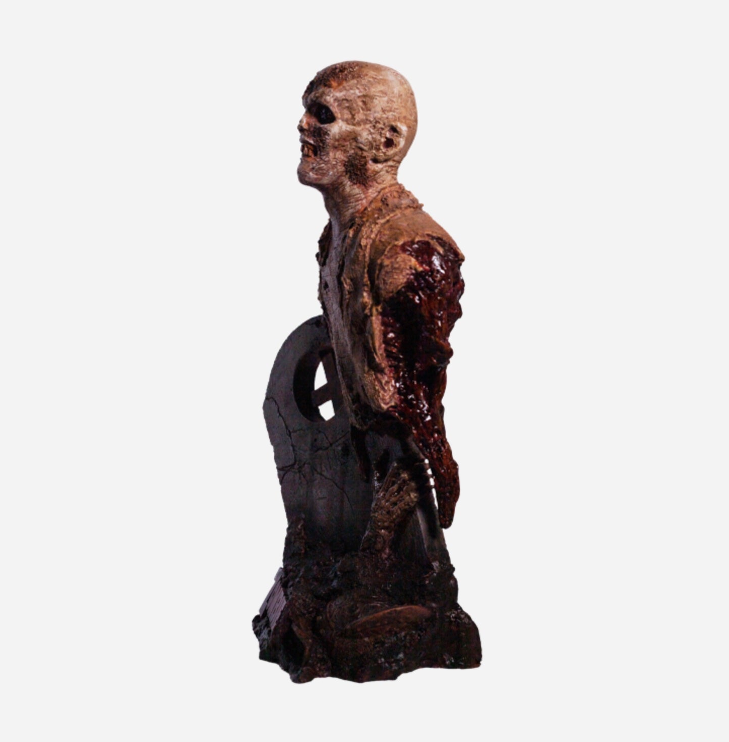 1/6 Scale Collectible Bust of the Worm - Eyed Fulci Zombie from Poster Art
