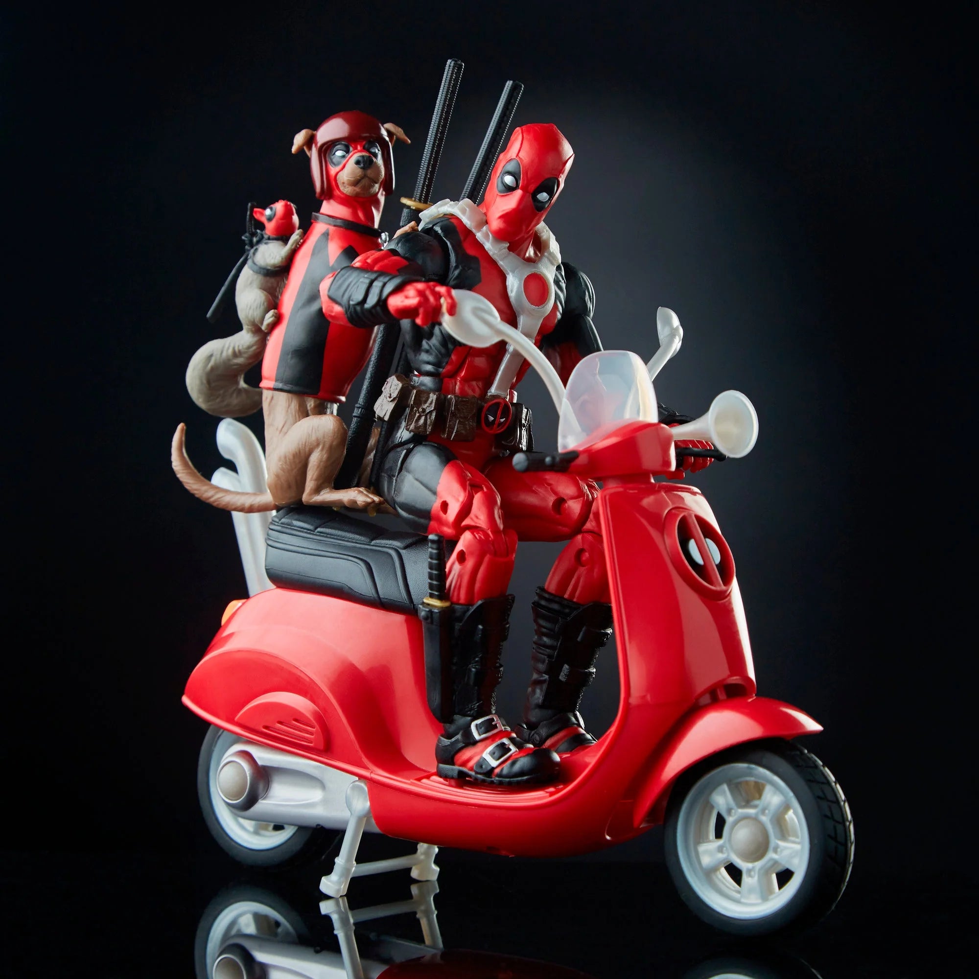 6-Inch Marvel Legends Deadpool Action Figure with Scooter and Accessories