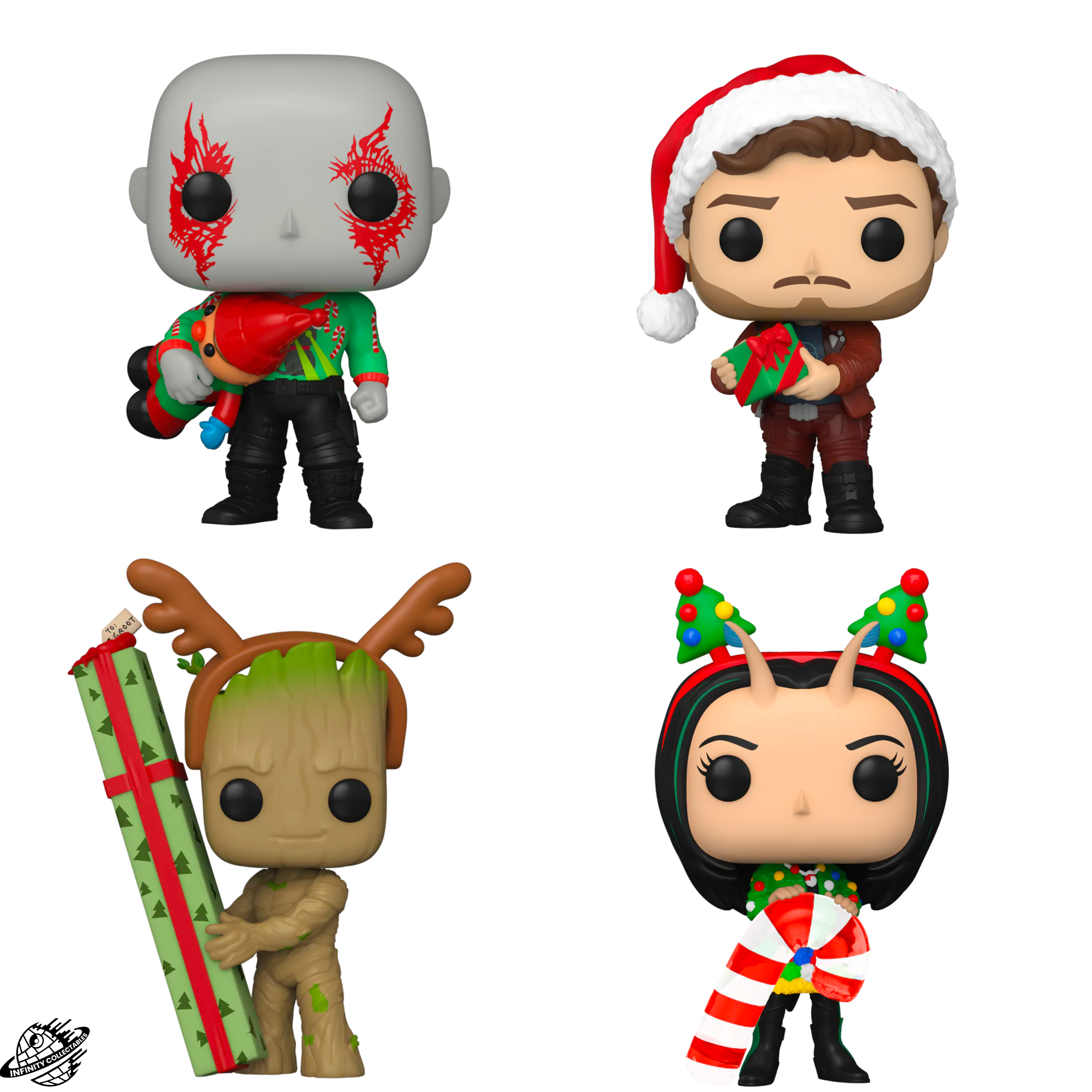 Marvel Guardians of the Galaxy Holiday Special 4-Piece Funko Pop! Bundle