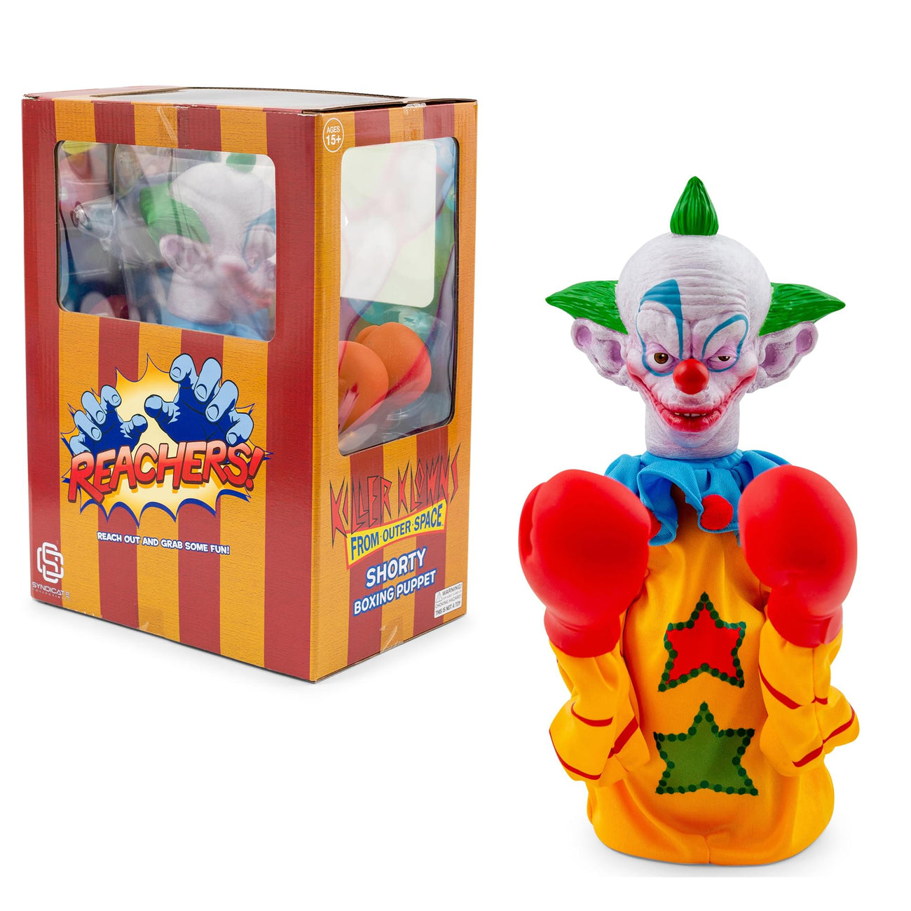 Exclusive 13-Inch Horror Reachers Shorty Boxing Grabbing Puppet from Killer Klowns