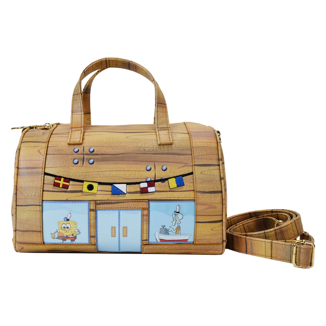 Loungefly Nickelodeon Spongebob 25th Anniversary Stylish Krusty Krab Crossbody Bag
