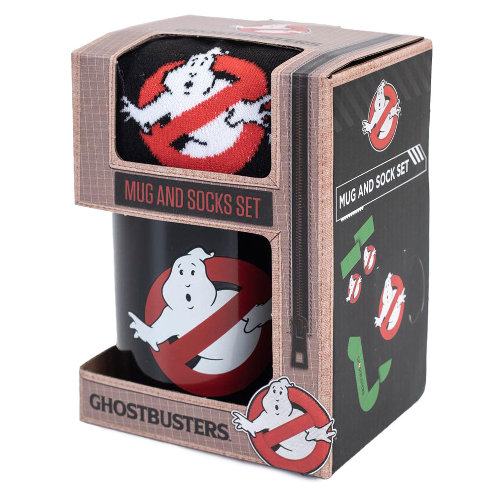 Cool Ghostbusters Themed Mug and Sock Gift Set