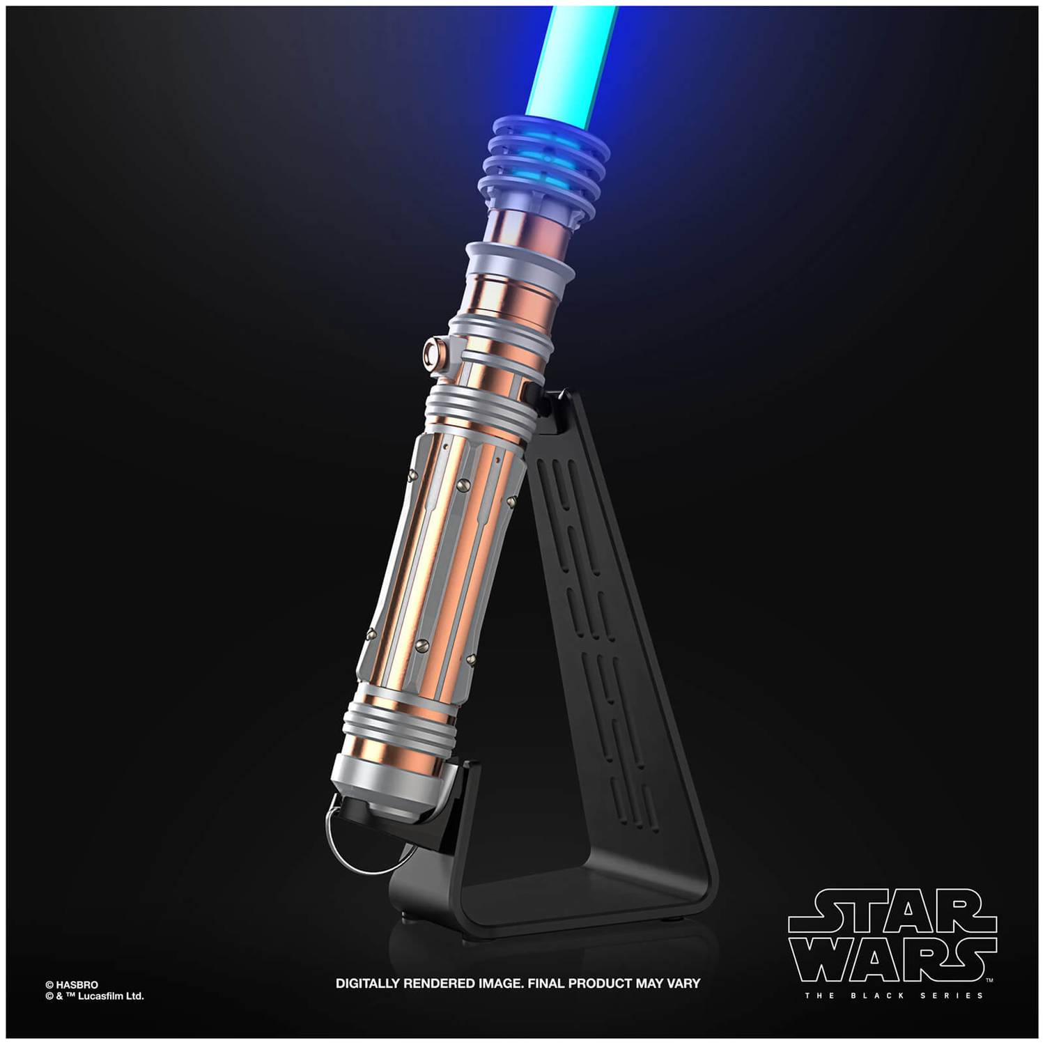 Hasbro's Premium Star Wars The Black Series Collectible Leia Force FX Elite Lightsaber for Enthusiasts