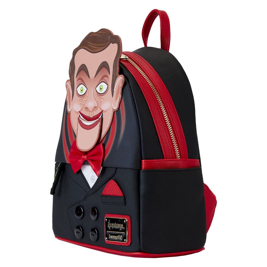 Loungefly Goosebumps Slappy The Dummy Cosplay Adjustable Mini Backpack