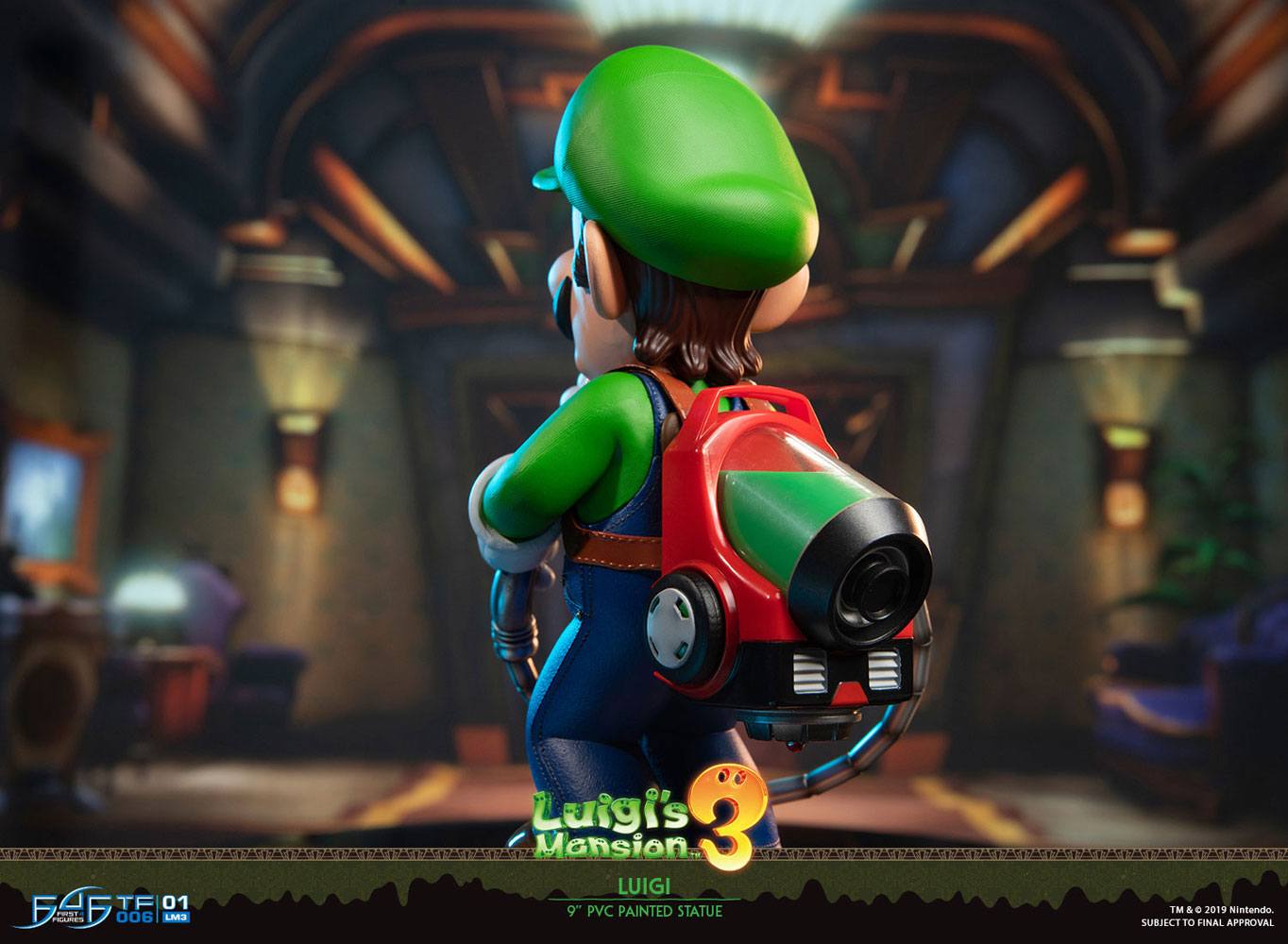 First4Figure 9-Inch Luigi Statue from Luigi's Mansion 3 PVC Collectible Figurine