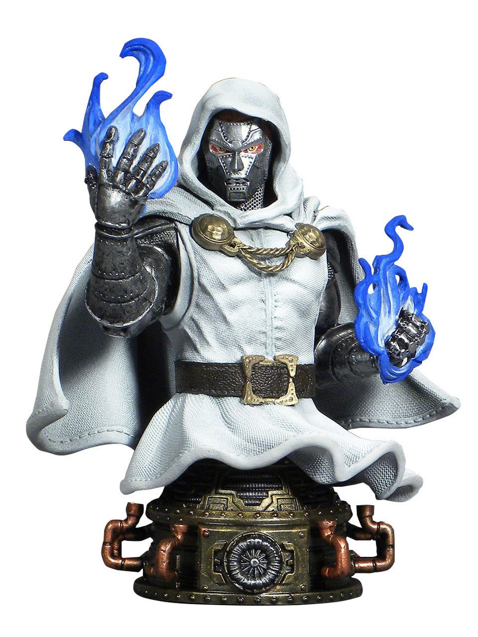40th Anniversary Exclusive Marvel Comics White Armor Dr Doom 6 - inch Mini - Bust