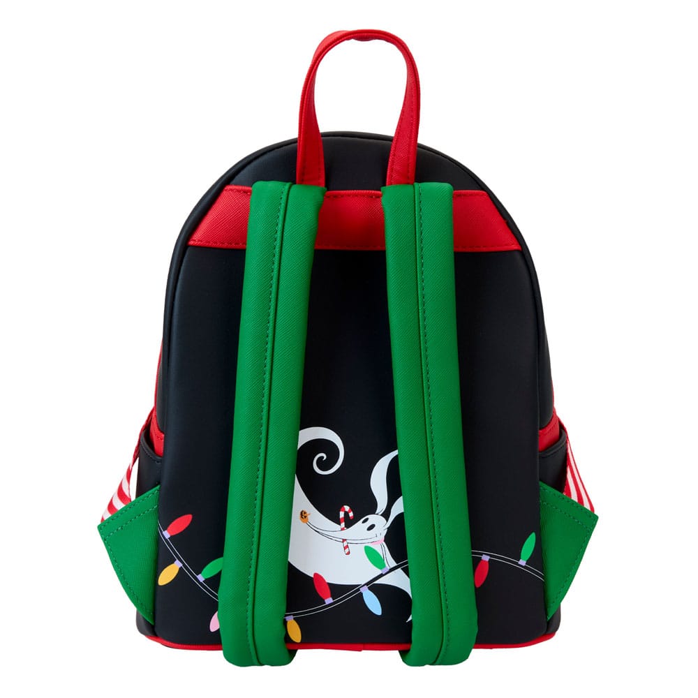 Loungefly Disney The Nightmare Before Christmas Mini Backpack with Glowing Smiling Jack and Light - Up Features