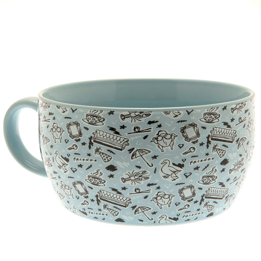 Popular TV Series Themed Friends Breakfast Gift Set with Ceramic Mug and Bowl