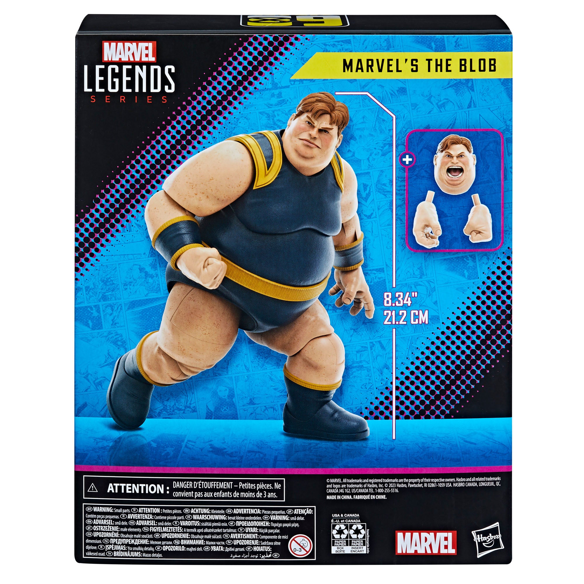 Hasbro Marvel Legends Series - 6-Inch Scale Action Figure of Marvel’s X-Men Character The Blob - Estimated Arrival Time: Easter