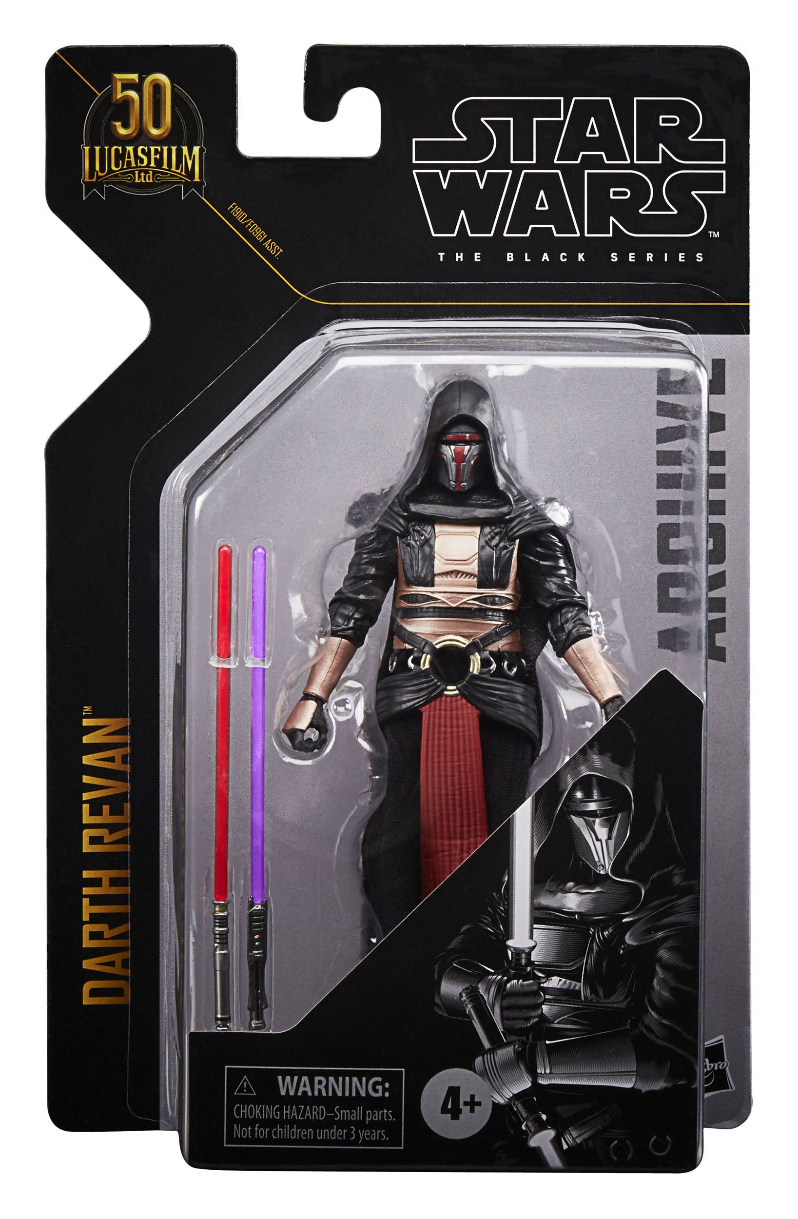Hasbro 6-Inch Star Wars Black Series Archive Lucasfilm 50th Darth Revan Figure