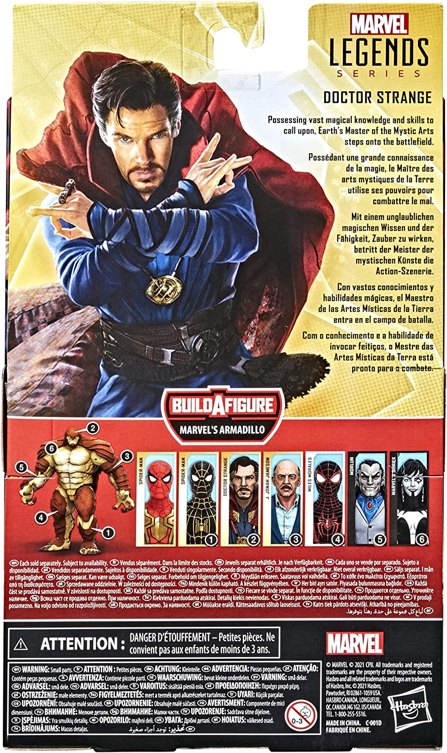 Collectible Marvel Legends Action Figure of Doctor Strange from Spider-Man: No Way Home