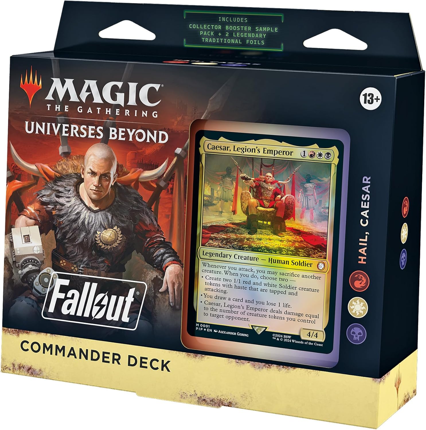 Magic: The Gathering Fallout Themed Commander Deck - Tribute to Caesar for Epic MTG Gaming