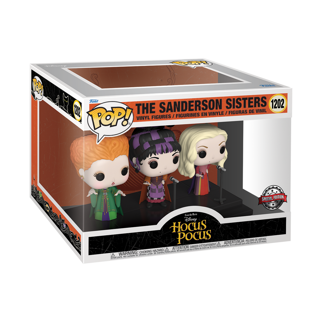 1993 Hocus Pocus Sanderson Sisters Funko Pop! Movie Moment Collectible Vinyl Figures
