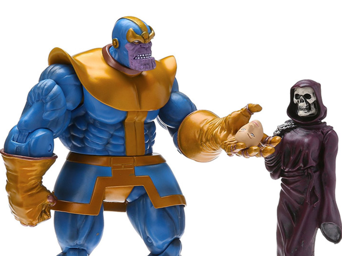 7-Inch Marvel Select Thanos Action Figure with Removable Infinity Gauntlet