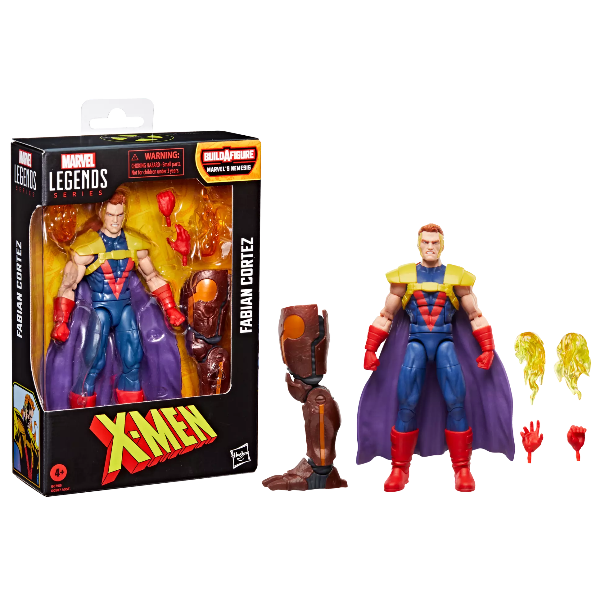 Hasbro Marvel Legends Series 6-Inch Scale Collectible Fabian Cortez Action Figure from X-Men Comics