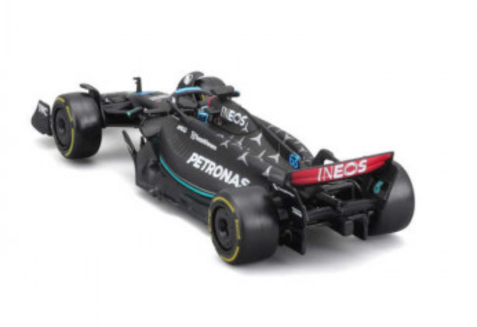 1:43 Scale Formula 1 Diecast Model of the 2023 Mercedes - AMG Petronas W14 Driven by George Russell, an Official Collectible