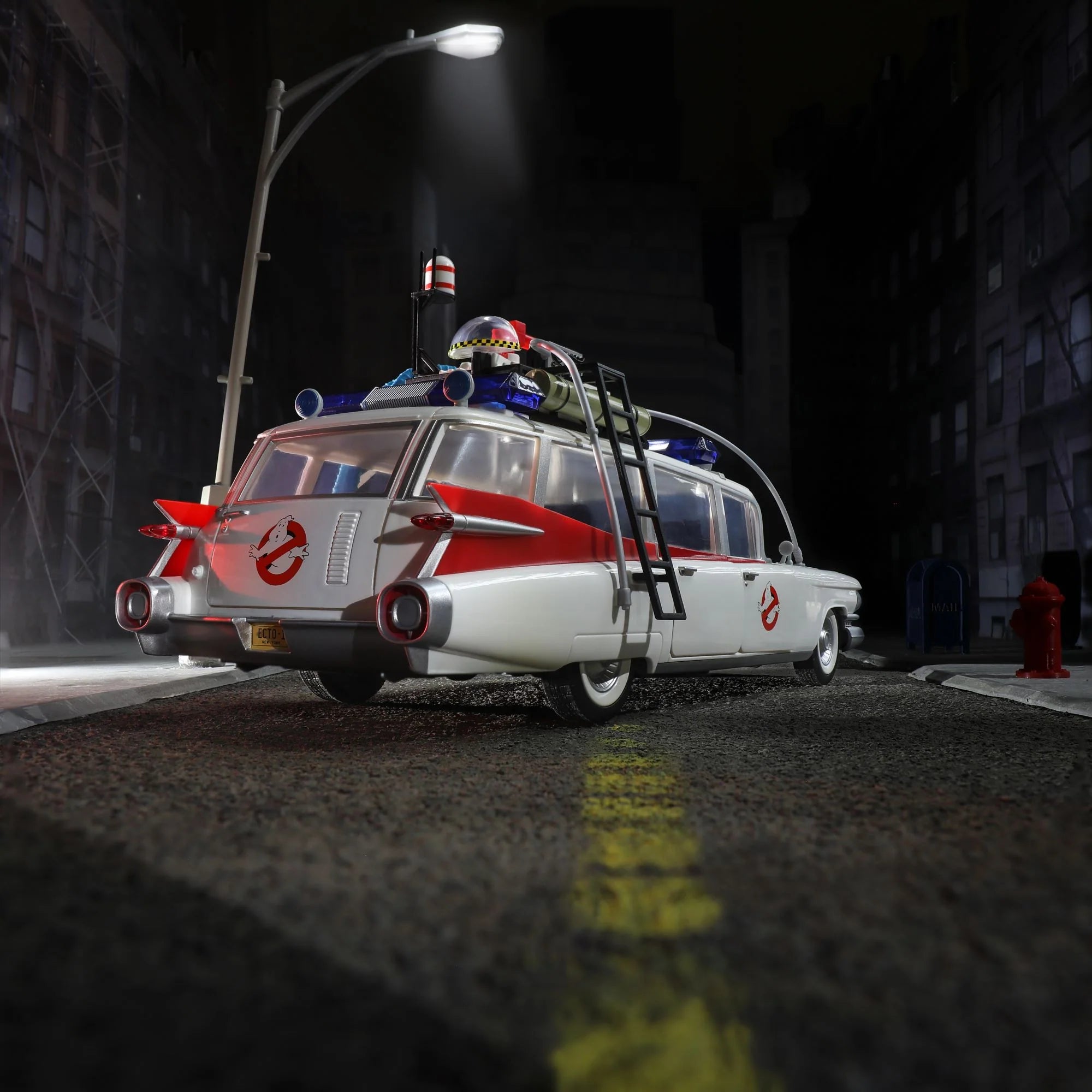 1984-Inspired Ghostbusters Plasma Series Ecto-1 Premium Vehicle Toy