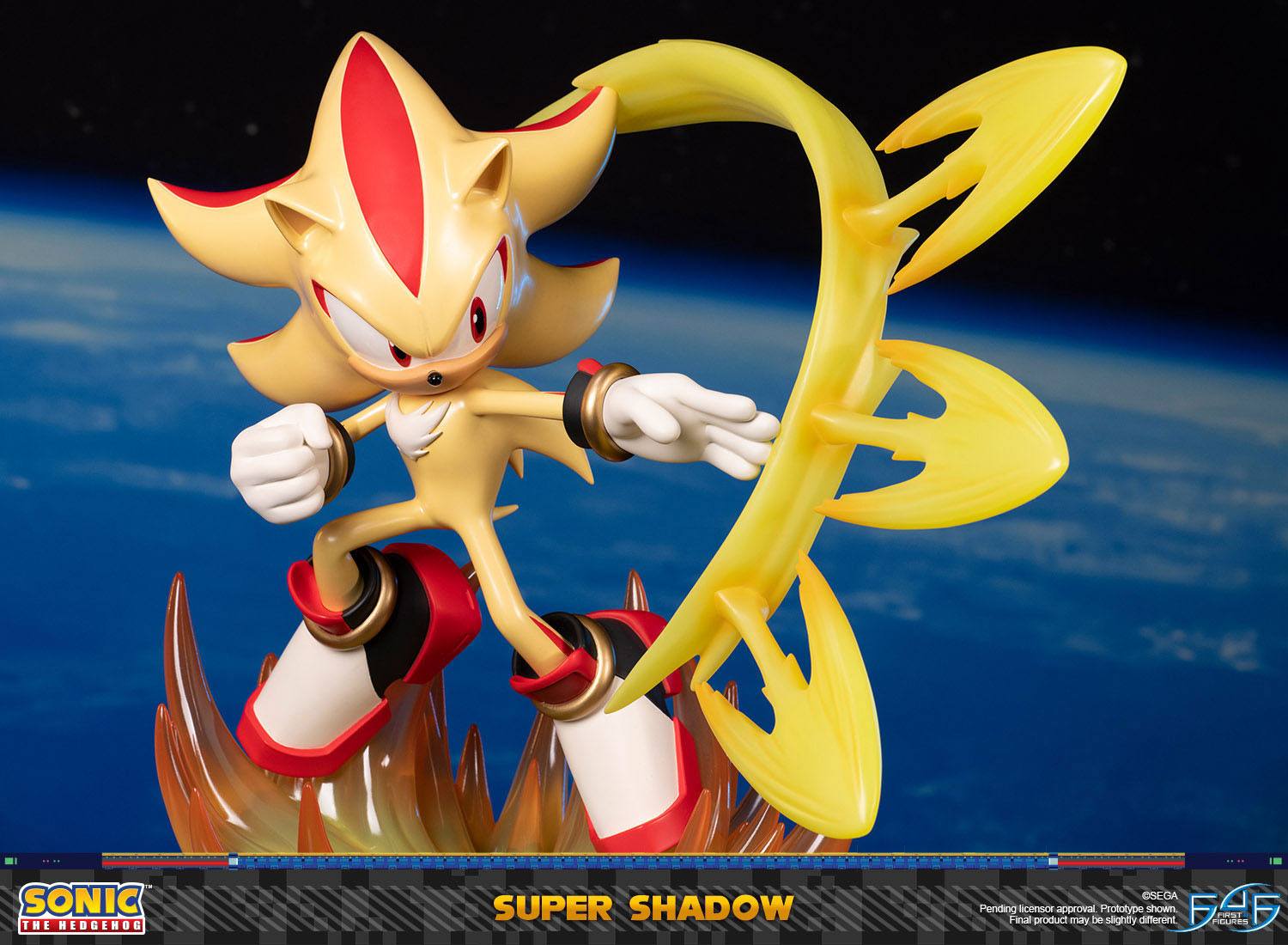 First4Figures Collectible Sonic The Hedgehog Super Shadow Resin Statue