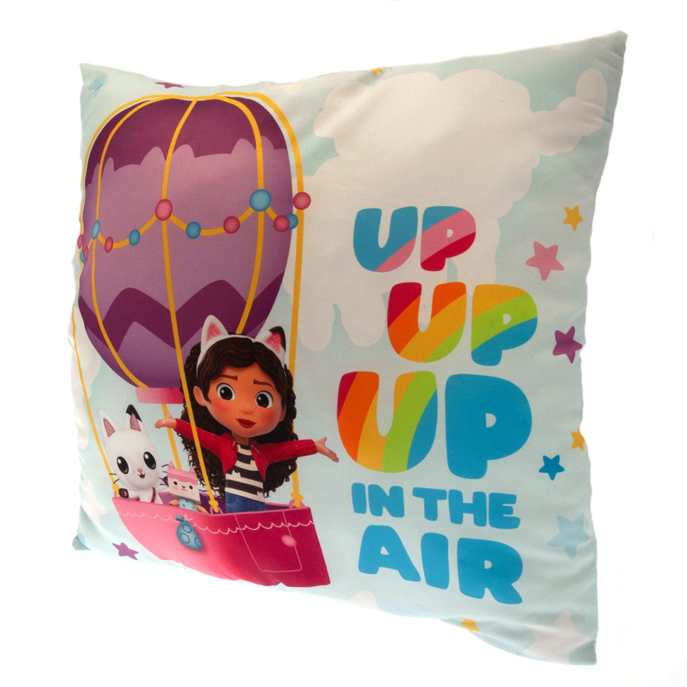 Colorful Gabby's Dollhouse Polyester Cushion with Travel Designs
