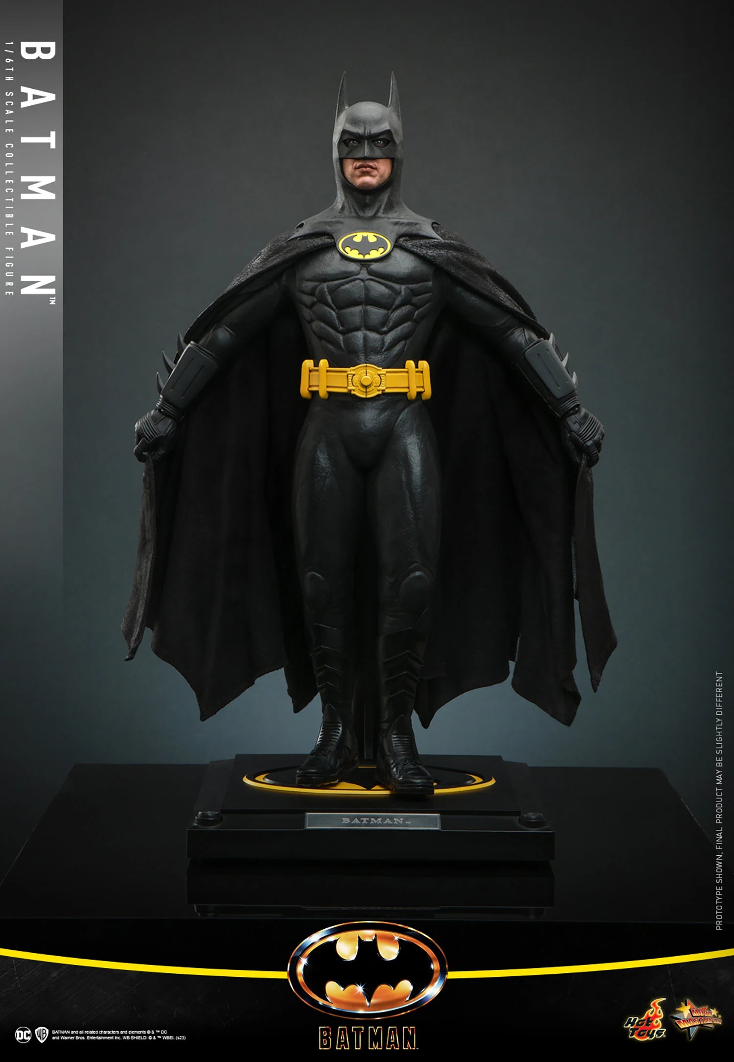 Hot Toys 1/6 Scale DC 1989 Iconic Michael Keaton Batman Figure