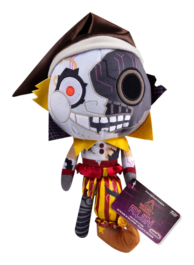 7 - Inch Funko Plush of Ruined Sun from Five Nights At Freddy's