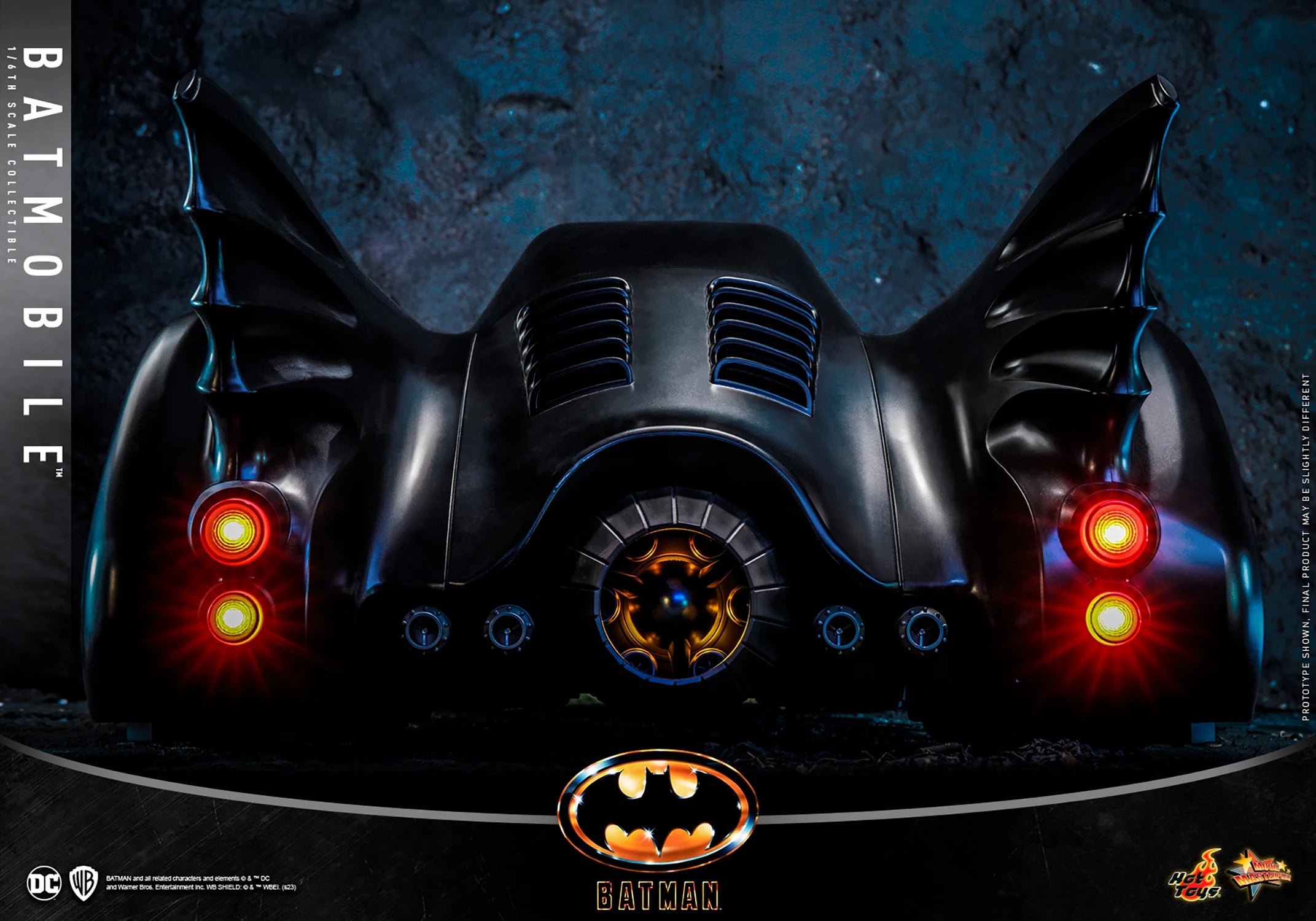 Hot Toys 1/6th Scale Collectible DC 1989 Batman Movie-inspired Batmobile Vehicle