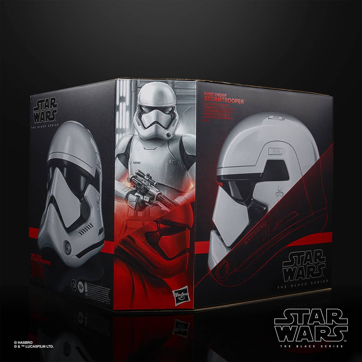 Hasbro's Authentic Star Wars Black Series First Order Electronic Stormtrooper Helmet