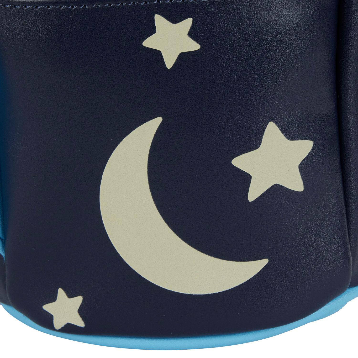 Loungefly Licensed Disney Lilo & Stitch Themed Space Adventure Mini Backpack for Cosplay and Daily Use