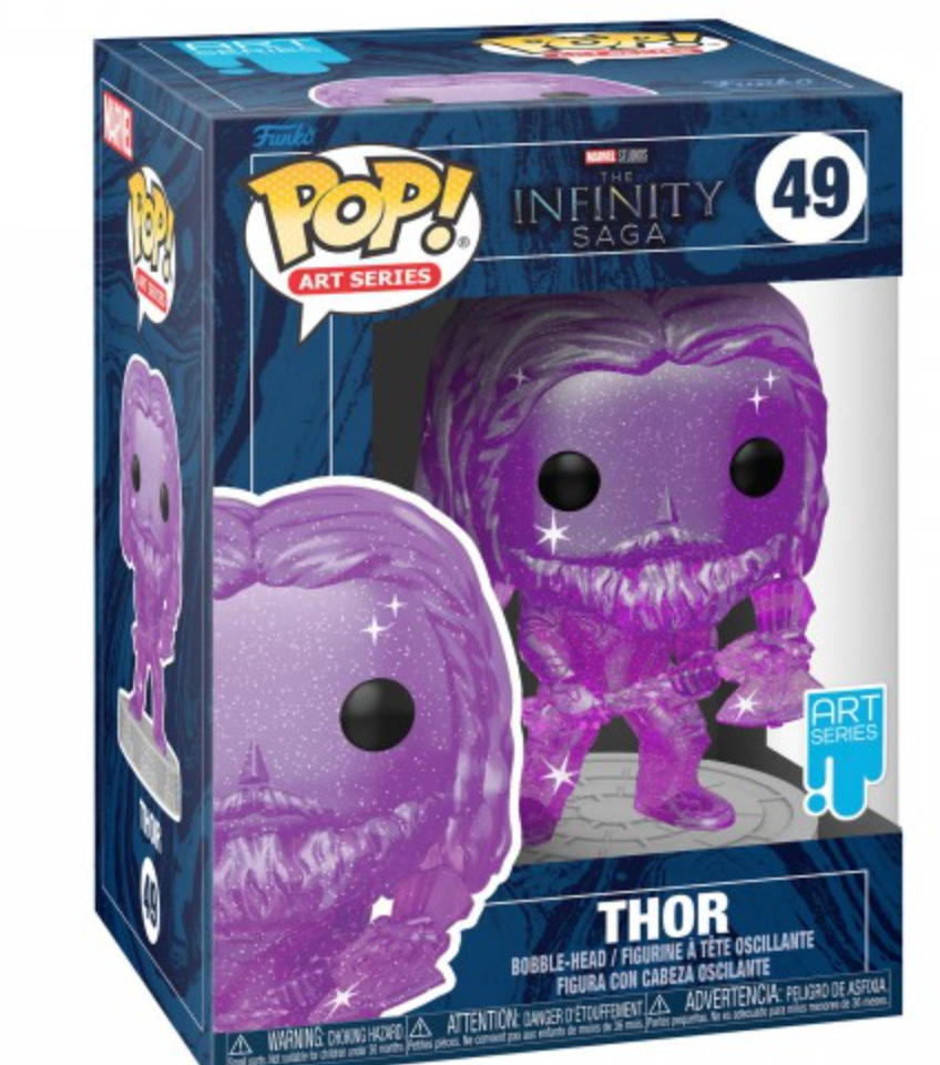 Complete Bundle of 6 Marvel Avengers Infinity Saga Artist Series Funko Pop Vinyl Collectible Figures