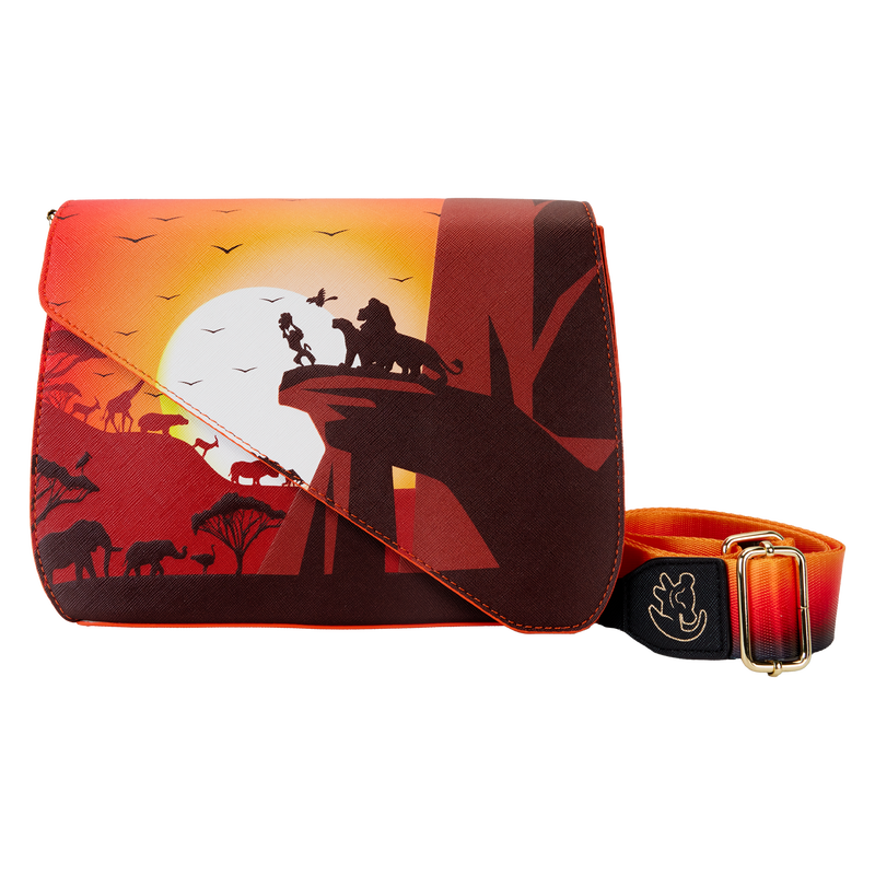 Loungefly Disney The Lion King 30th Anniversary Pride Rock Silhouette Stylish Crossbody Handbag for Fashion Lovers