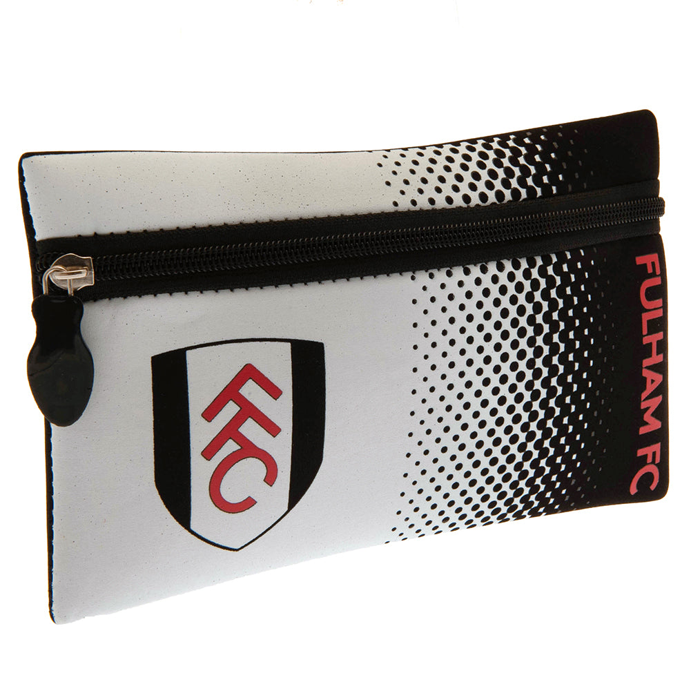 Fulham FC Stylish Fade Design Neoprene Zipped Pencil Case