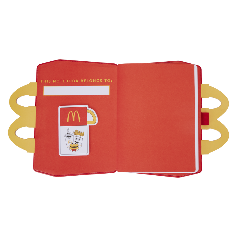 Loungefly Brand Vintage-Style McDonald's Happy Meal Lunchbox-Inspired Notebook Journal for Writing and Note-Taking