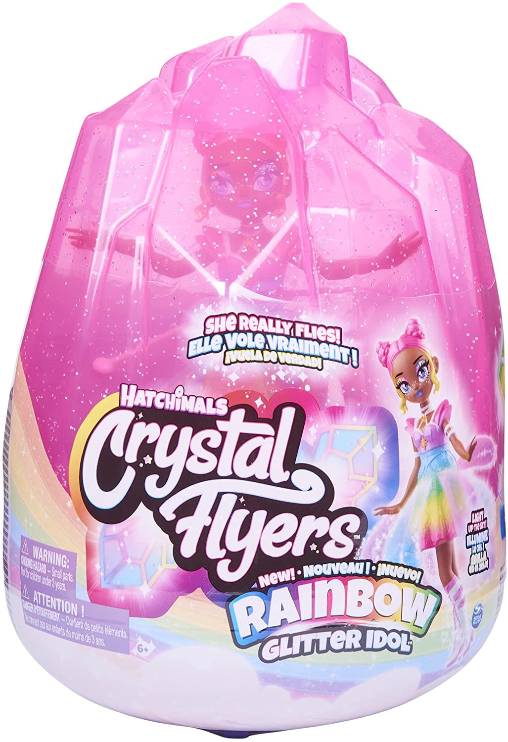 Hatchimals Pixies Crystal Flyers Magical Rainbow Glitter Flying Toy Doll