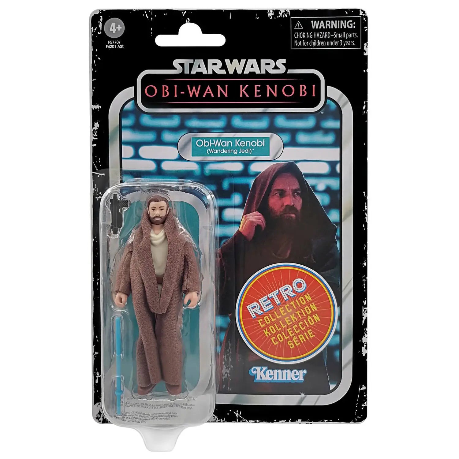 Hasbro's Retro Star Wars Obi - Wan Kenobi (Wandering Jedi) Action Figure