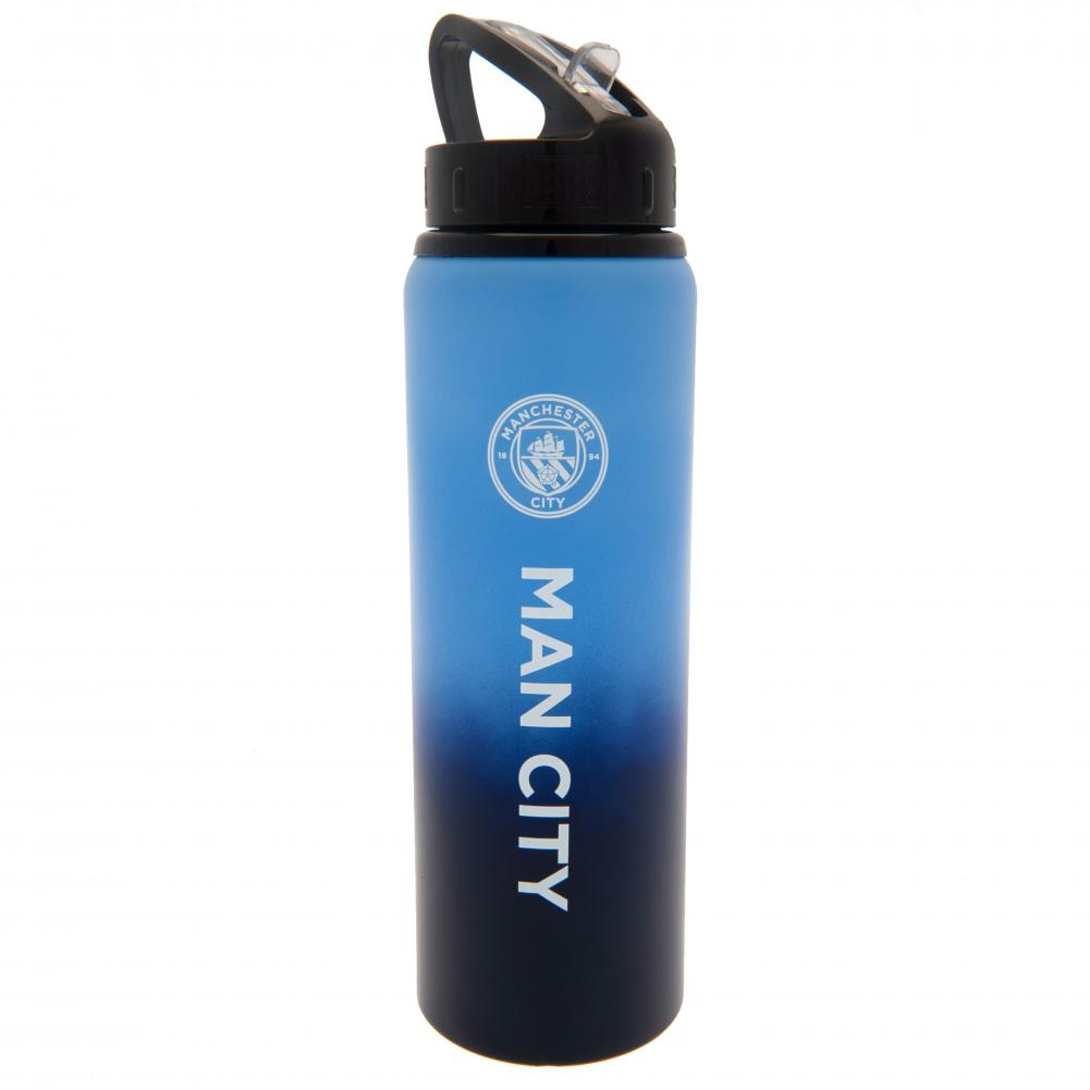 Extra Large Manchester City FC Aluminium Drink Bottle with Fade Design