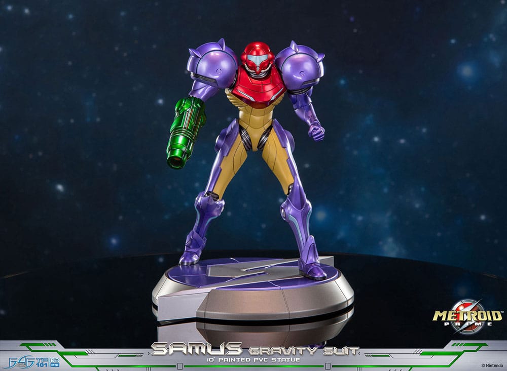 First4Figures Standard Edition PVC Statue of Samus in Metroid Prime Gravity Suit