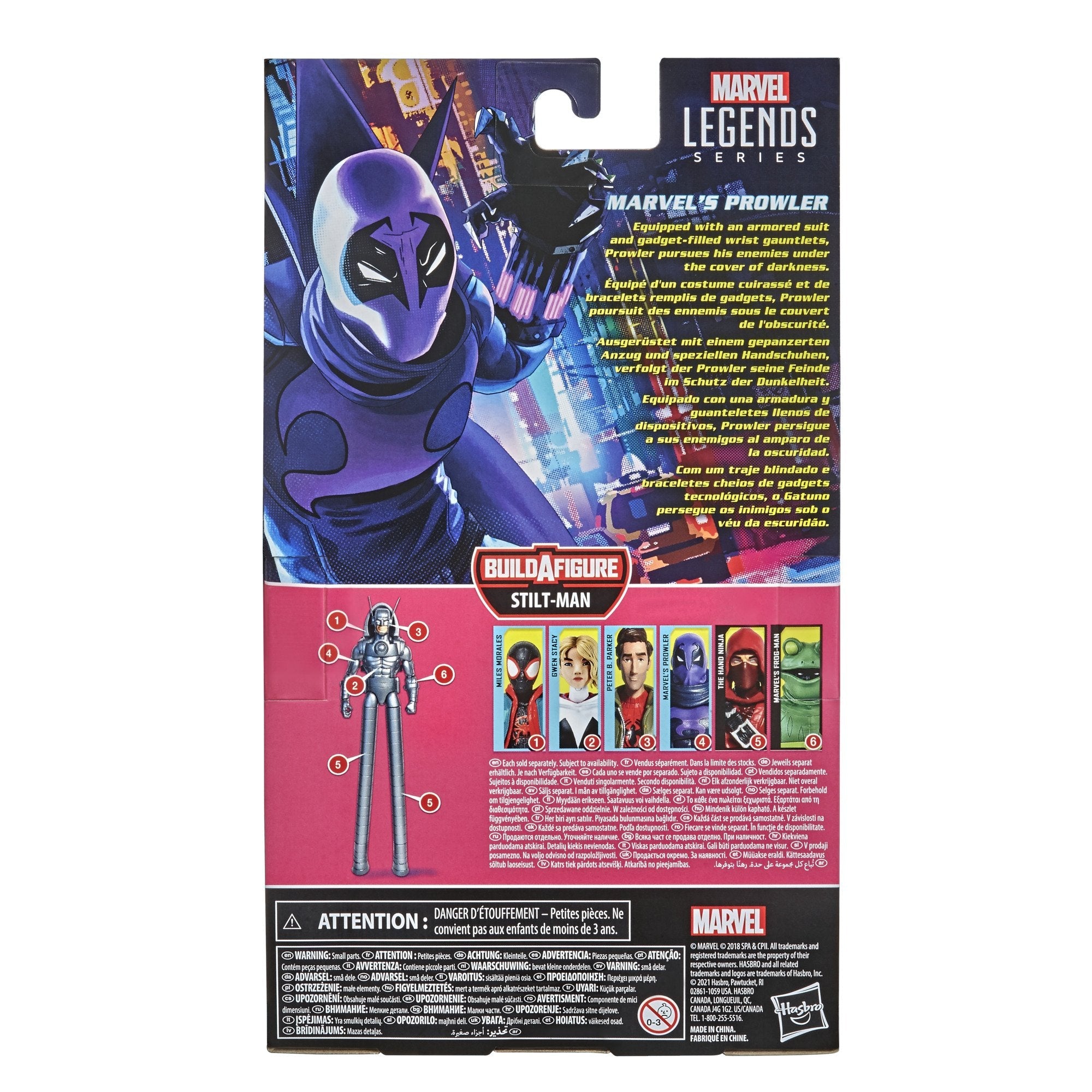 Hasbro Marvel Legends 6-Inch Scale Spider-Verse Prowler Collectible Figure