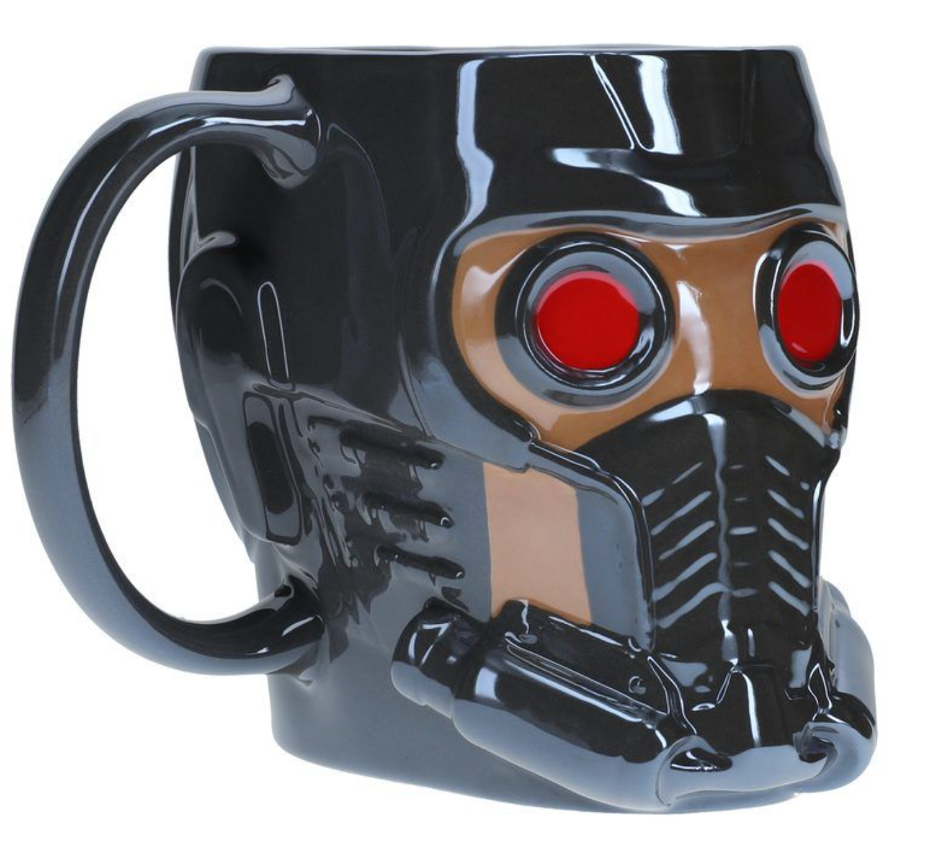 Marvel Licensed Guardians of the Galaxy Peter Quill Star - Lord Helmet - Shaped Ceramic Mug for Beverages