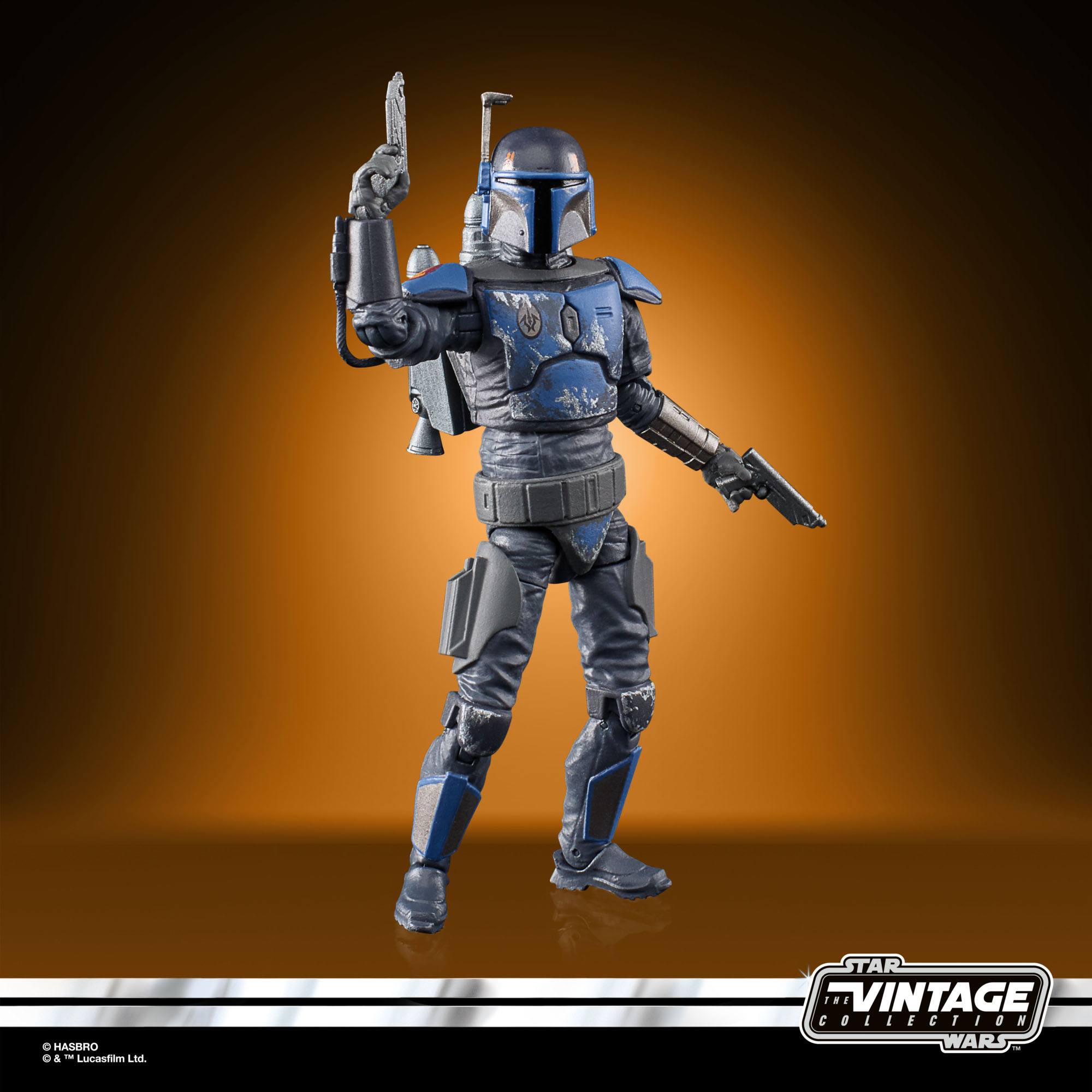 Hasbro Star Wars The Vintage Collection Action Figure - Mandalorian Death Watch Airborne Trooper Toy for Collectors and Fans