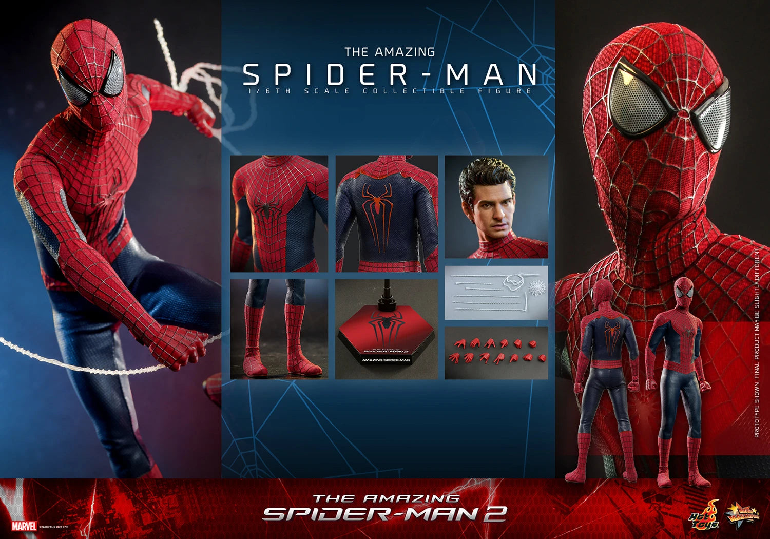 Hot Toys 1/6 Scale Marvel Andrew Garfield as The Amazing Spider - Man Figure