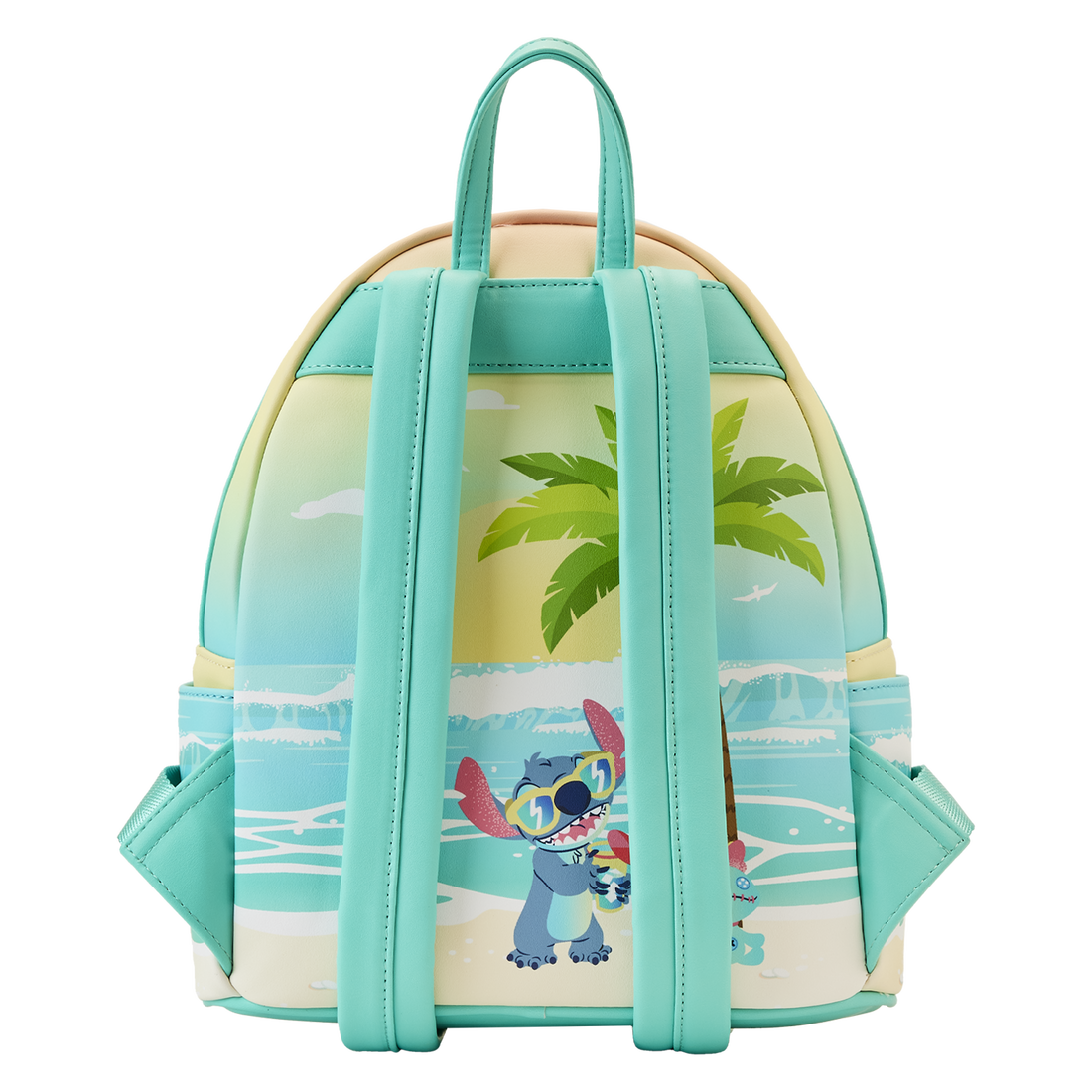 Loungefly Brand Lilo & Stitch Themed Sandcastle Beach Surprise Mini Backpack for Fashion Lovers