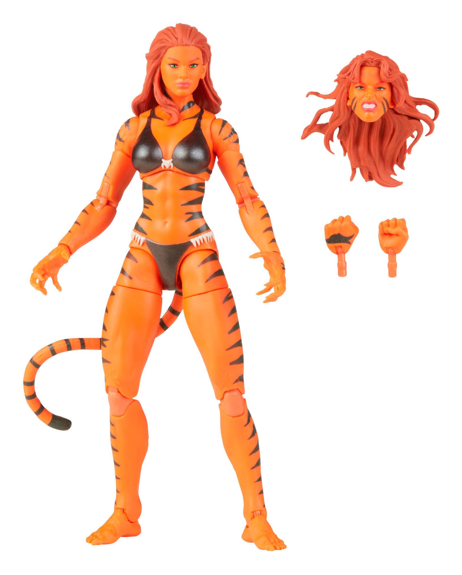 Hasbro 6 - inch Marvel Legends Series Premium Marvel's Tigra Action Figure